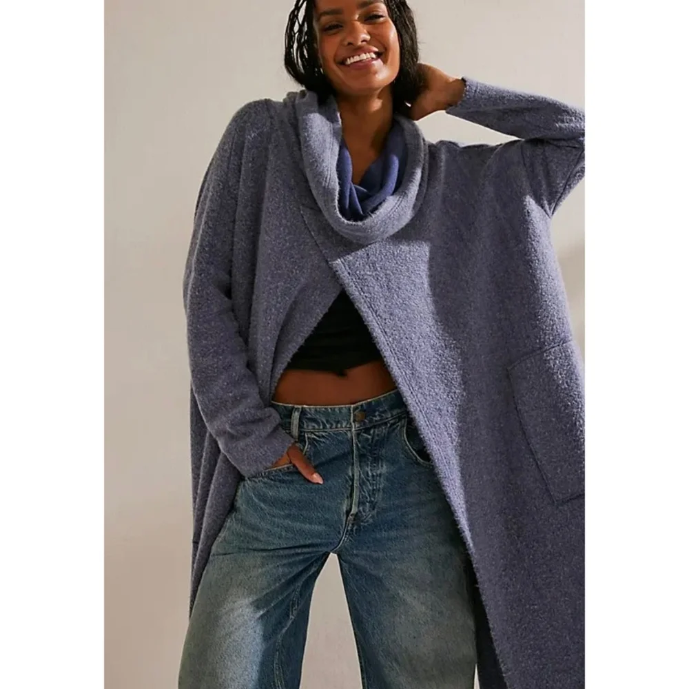 NWT Free People - Maxi Cowl Pullover